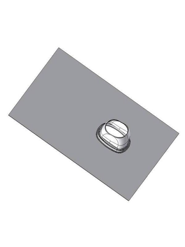 Metalbestos Aftræk connext taginddækning 5-45° flex 60/100-80/125 mm Kedler og skorstene