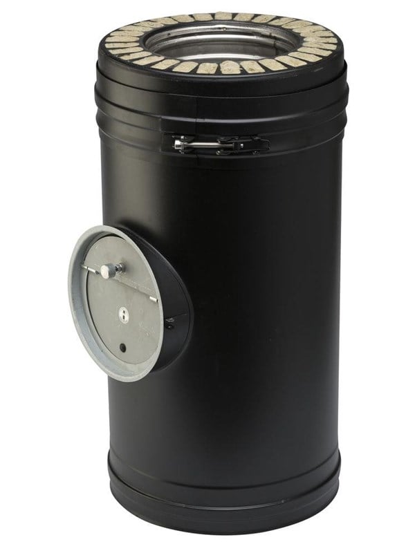 Metalbestos Wood 150 mm længde med trækstabilisator Kedler og skorstene