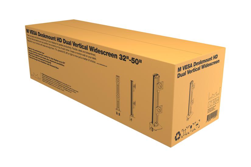 Multibrackets M VESA Desktopmount HD Dual monteringssæt - for 2 kurvede LCD-displays - sort IT og elektronik > Hardware > Skærme > Tilbehør til skærme > Monitor arm