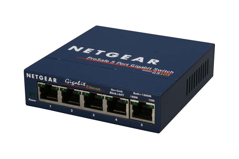 NETGEAR GS105 - switch - 5 porte IT og elektronik > Netværk > Hubs og switches
