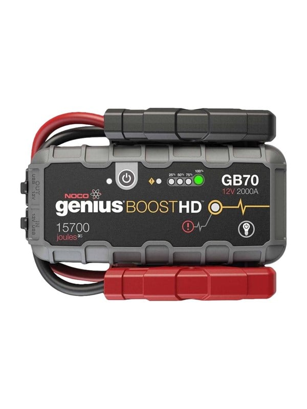 NOCO GB70 Boost 12V 2000A Jump Starter Powerbank Biltilbehoer