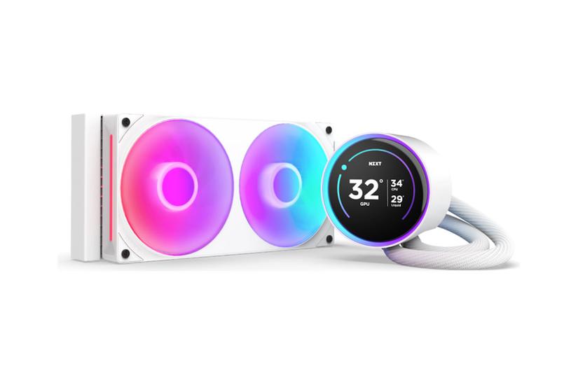 NZXT Kraken Elite 240 RGB - processors flydende kølesystem - med LCD-display IT og elektronik > Hardware > Blæsere og køling