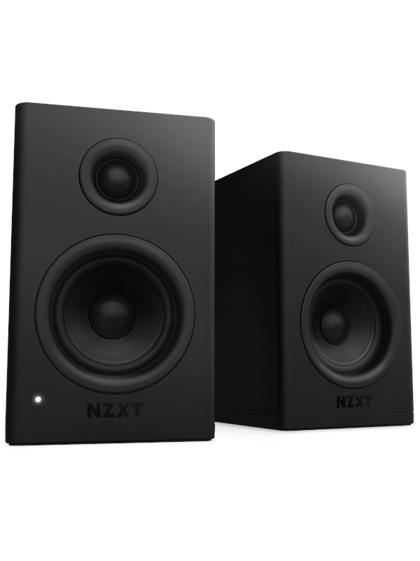 NZXT Relay Desktop PC Speakers - Black - 2.0 Kanal - Sort Hoejttalere PC
