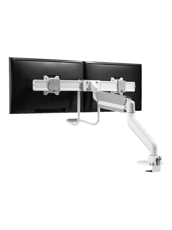 Neomounts DS75-450WH2 mounting kit - full-motion - for 2 LCD displays - white Skaermholder