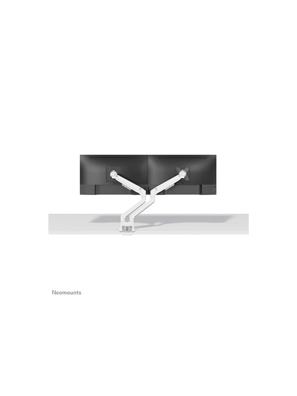 Neomounts NEXT Slim DS70-250WH2 mounting kit - full-motion - for 2 monitors - white Skaermholder