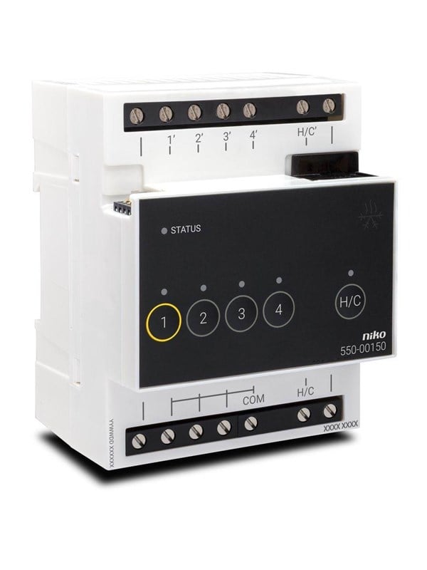 Niko-Servodan Opvarmnings- eller kølingsmodul til niko home control Intelligente bygningsinstallationer