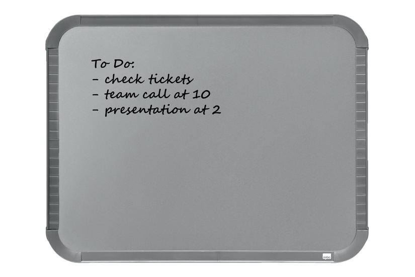 Nobo Slimline whiteboard - 220 x 280 mm - sølv Kontor > Møde og præsentation > Tavler og tilbehør > Whiteboards