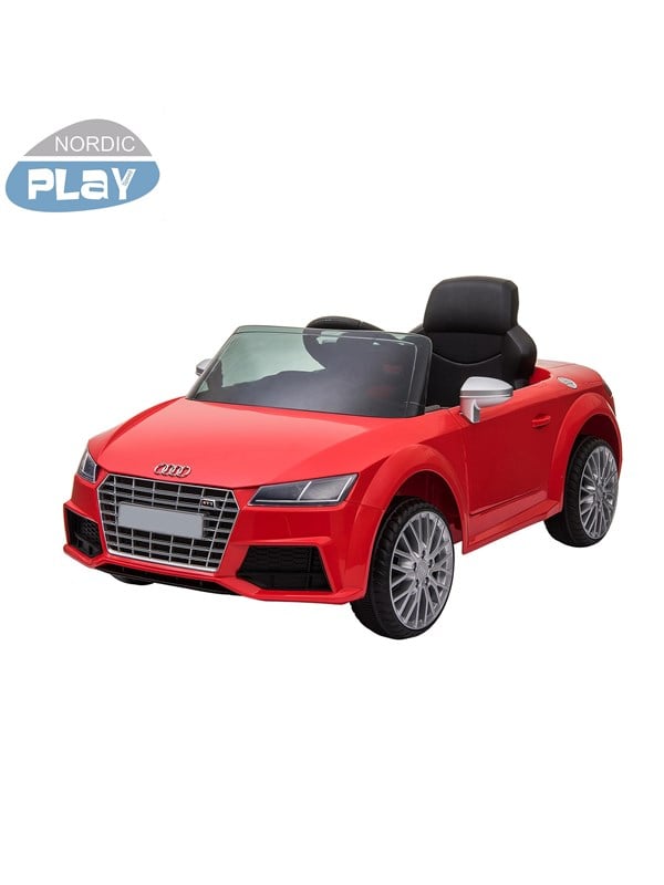 Nordic Play Elbil Audi TTS Roadster 12V med EVA-hjul Elbil