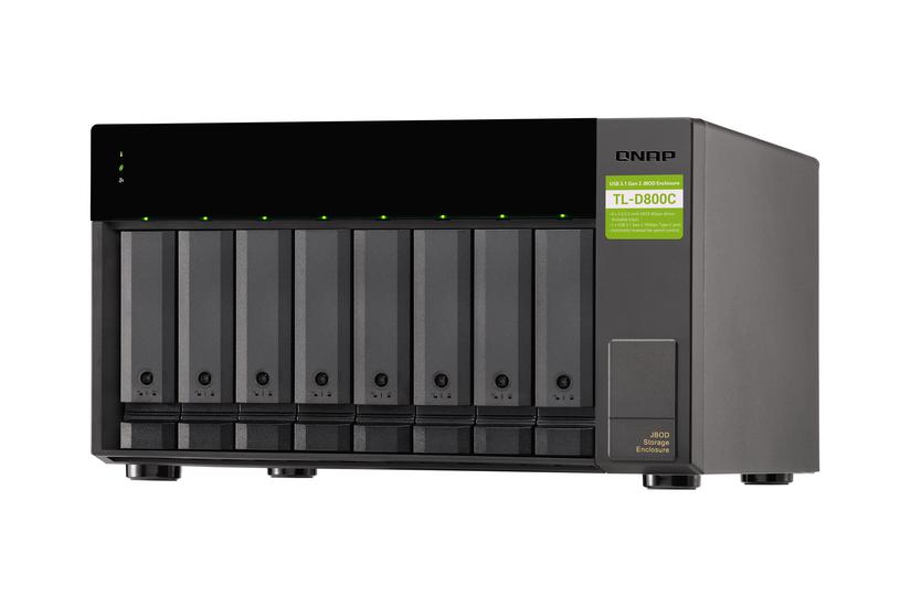 QNAP TL-D800C - harddisk-array IT og elektronik > Hardware > Harddiske og SSD'er > Harddisk montering