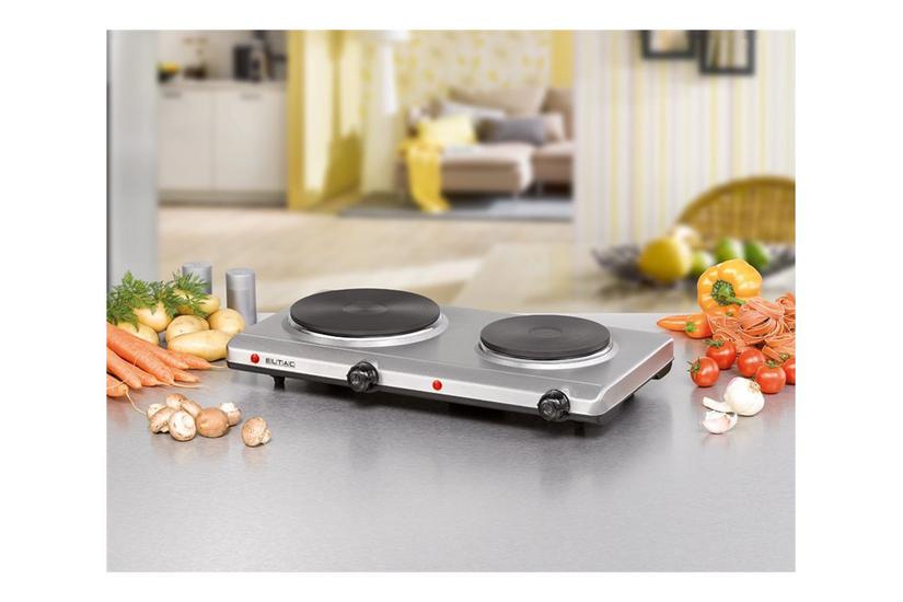 Rommelsbacher Eltac DK 29 - el-varmeplade - rustfrit stål Husholdning og køkken > Husholdning og hvidevarer > Komfurer & ovne > Kogeplader