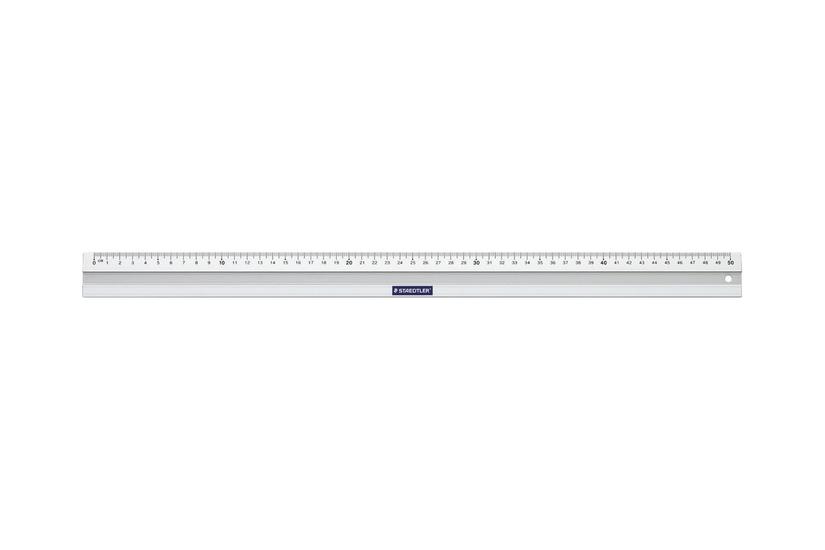 STAEDTLER Mars - lineal - 50 cm - aluminium Kontor > Skriveredskaber > Skrivetilbehør > Linealer