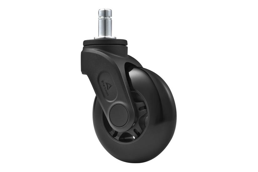 Sharkoon SW10 - styrehjul - sort (pakke med 5) Kontor > Kontorindretning > Kontormøbler > Tilbehør til kontormøbler > Tilbehør til kontorstole