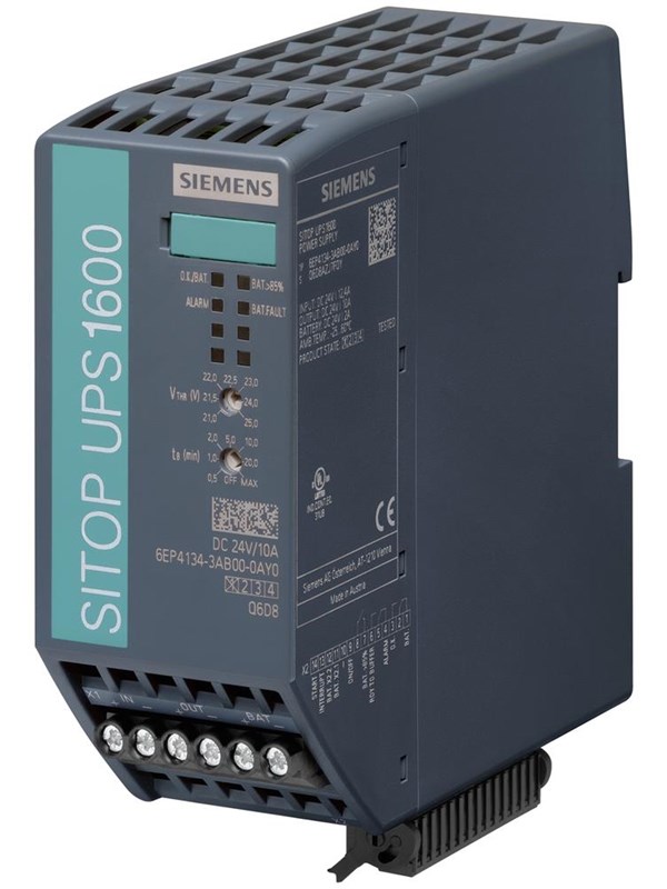 Siemens SITOP DC UPS1600 24 V/10 A DC Komponenter til tavler og kasser