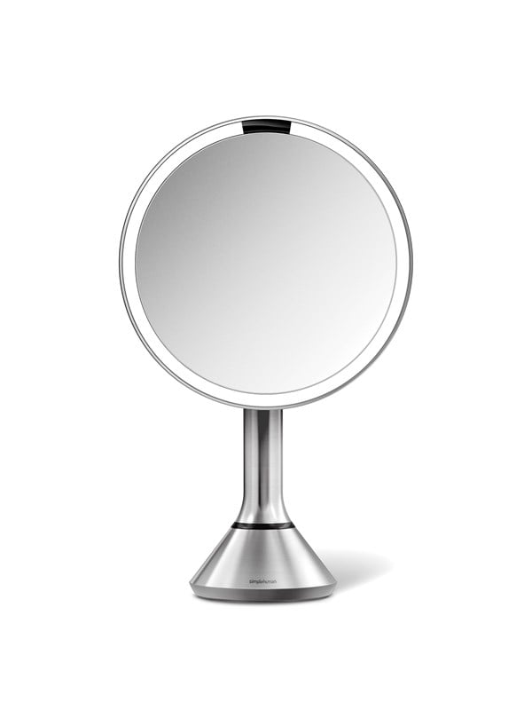 Simplehuman Sensor spejl med touch-kontrol lysstyrke og dobbelt lysindstilling