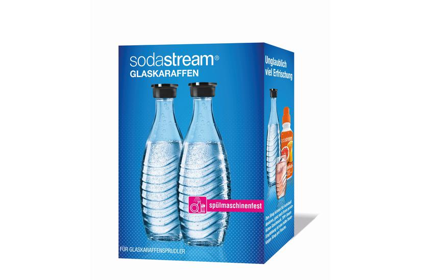 SodaStream karaffel - 2 stk glas Husholdning og køkken > Køkkenmaskiner > Sodavandsmaskine > Tilbehør til sodavandsmaskine