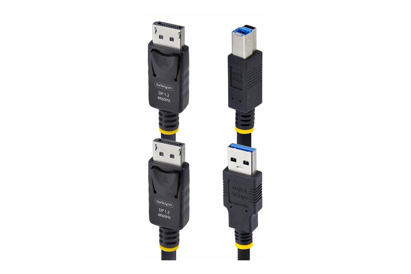 StarTech.com 10ft (3m) DisplayPort and USB 5Gbps KVM Cable - kabel til tastatur / video / mus (KVM) - 3 m IT og elektronik > Hardware > KVM > KVM Kabler
