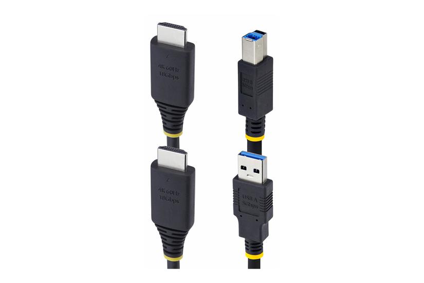 StarTech.com 10ft (3m) HDMI and USB 5Gbps KVM Cable - kabel til tastatur / video / mus (KVM) - 3 m IT og elektronik > Hardware > KVM > KVM Kabler