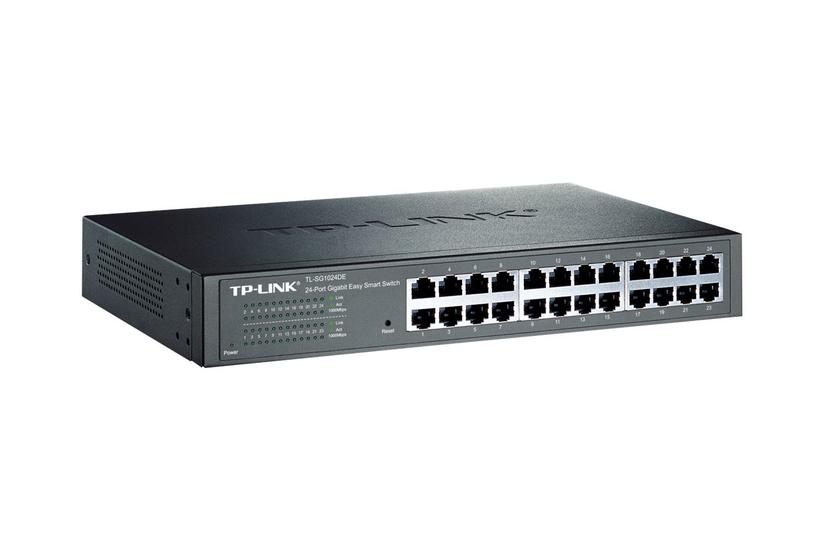 TP-Link JetStream TL-SG1024DE - switch - 24 porte - monterbar på stativ IT og elektronik > Netværk > Hubs og switches