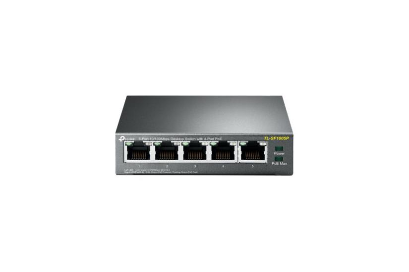 TP-Link TL-SF1005P - switch - 5 porte - ikke administreret IT og elektronik > Netværk > Hubs og switches