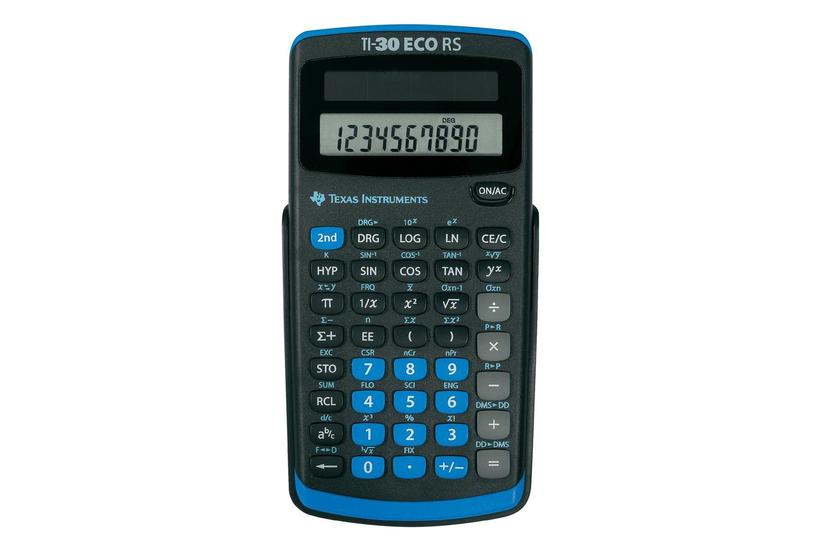 Texas Instruments TI-30 eco RS - videnskabelig regnemaskine Kontor > Kontormaskiner > Regnemaskiner