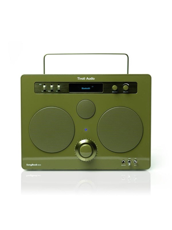 Tivoli Audio SongBook MAX - Green - DAB/DAB+/FM - Grøn DAB netvaerks og clockradio