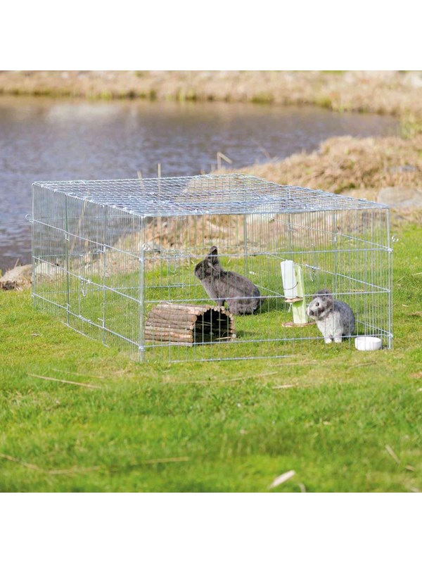 Trixie natura outdoor run with cover metal 216 × 65 × 116 cm Gnavere