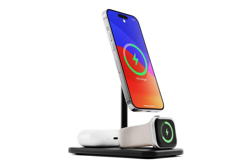 Twelve South HiRise 3 Deluxe trådløs opladningsstander - + AC-strømadapter - 15 Watt - MFI Certified IT og elektronik > Telefoni/GPS > Mobiltilbehør > Batterier og oplader til mobiltelefoner