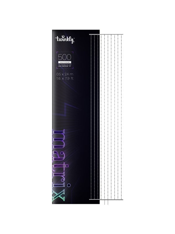 Twinkly Matrix 500 RGB LEDs Clear Wire Plug Type F Smart Home