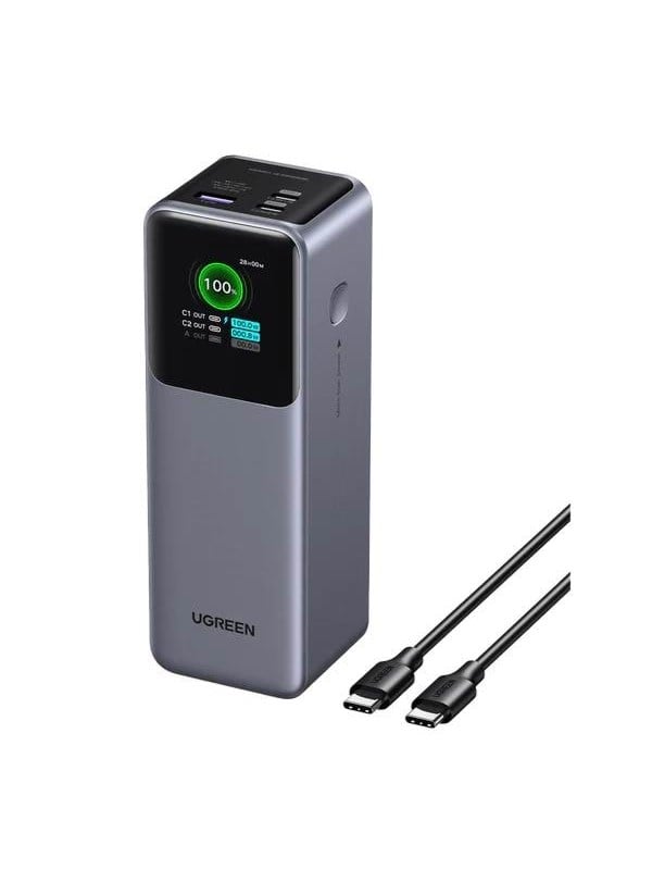 UGREEN 200w Fast Charging Power Bank Powerbank - Grå - 25000 mAh Powerbank