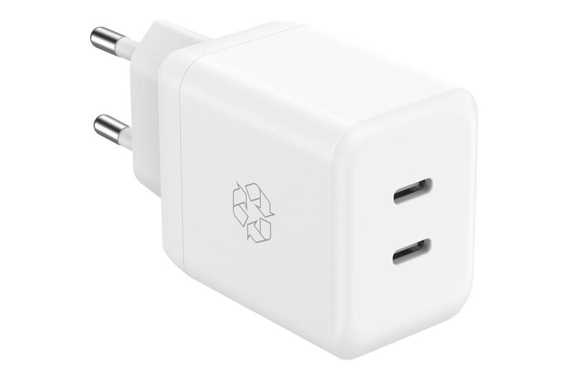 UPSTRÖM ËSSENTIALS strømforsyningsadapter - GaN - 24 pin USB-C - 35 Watt IT og elektronik > Telefoni/GPS > Mobiltilbehør > Batterier og oplader til mobiltelefoner