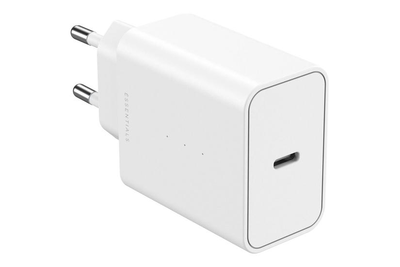 UPSTRÖM ËSSENTIALS strømforsyningsadapter - GaN - 24 pin USB-C - 45 Watt IT og elektronik > Telefoni/GPS > Mobiltilbehør > Batterier og oplader til mobiltelefoner