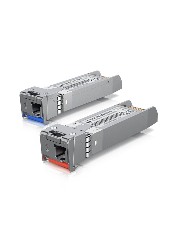 Ubiquiti UACC-OM-SM-10G-S-2 10 Gbps Bidirectional Single-Mode Optical Module (2-Pack) Repeater Transceiver