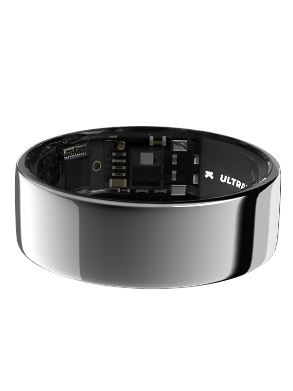 Ultrahuman Ring Air Silver - Size 12 Smartwatch Sportsur Aktivitetstracker