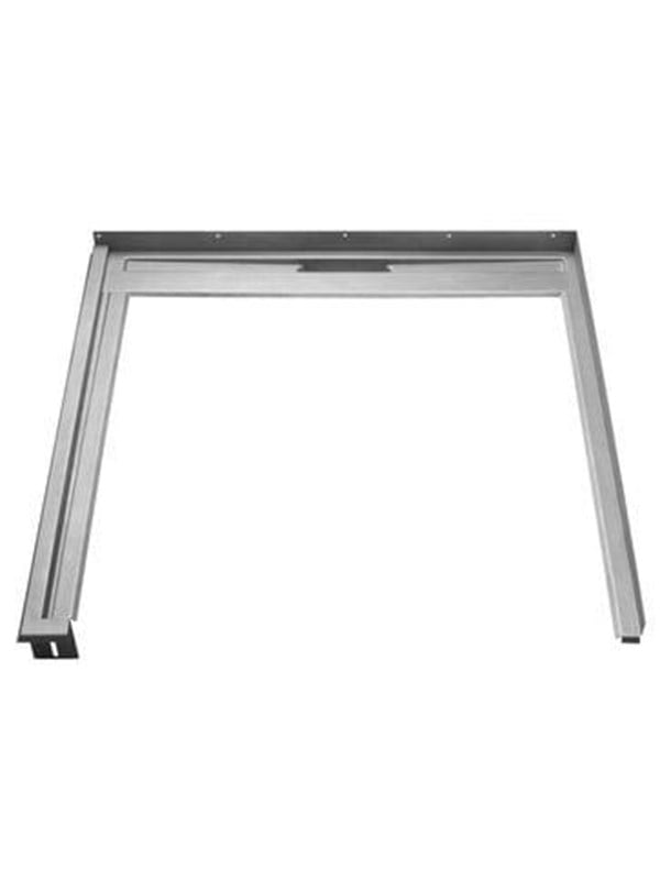 Unidrain glassline fast modul venstrestillet brusevæg 900 x 900 mm Bruseafskaermninger brusekabiner og tilbehoer