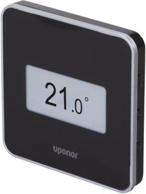 Uponor smatrix wave thermostat d+rh style t-169 black Gulvvarme