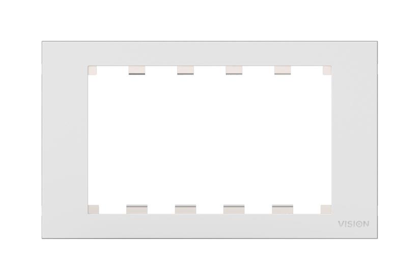VISION TechConnect 3 2-Gang UK Surround - faceplate Hus og have > El og belysning > Elartikler > Stik og tilbehør > Vægplader