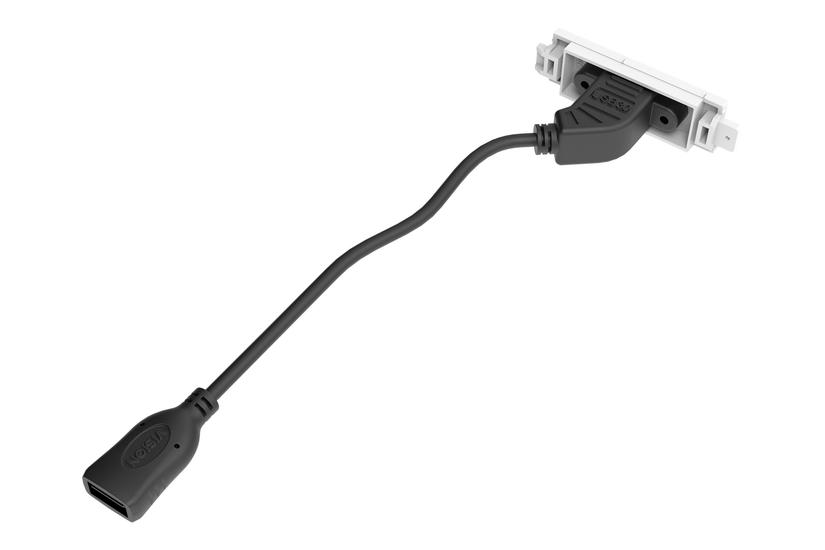 VISION TechConnect 3 USB-b module - modulær facilitet plade snape-in Hus og have > El og belysning > Elartikler > Stik og tilbehør > Stikkontakt