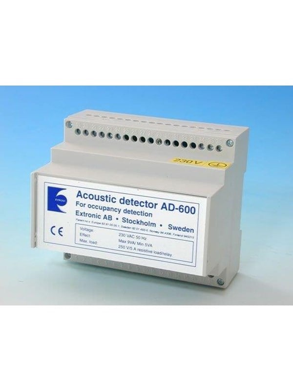 Vanpee & Westerberg Ad600 akustisk detektorcentral Bevaegelsessensorer og skumringsrelaeer