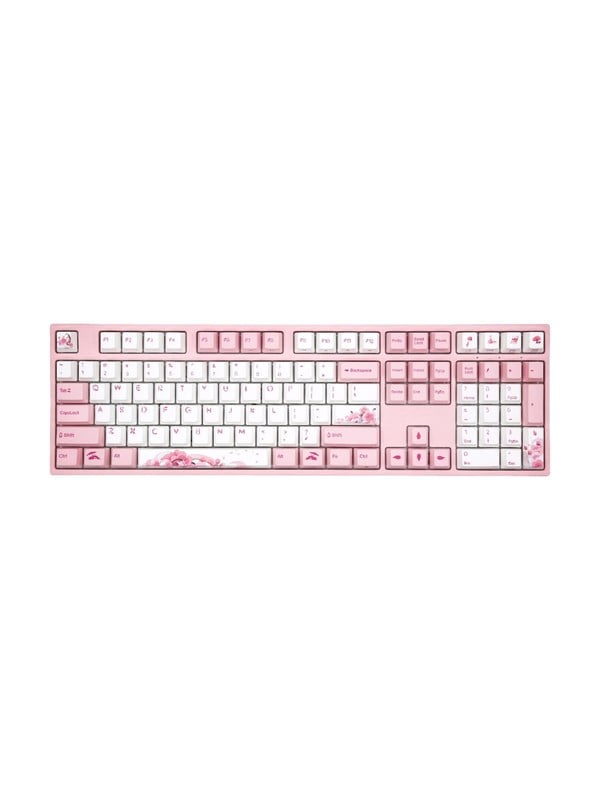 Varmilo APT109 Sakura R2 V3 100% - Gateron G Pro 3.0 Brown - Gaming Tastatur - Nordisk - Pink Tastatur