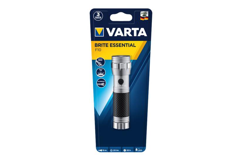Varta Brite Essential F10 - lommelygte - LED - koldt hvidt lys Kontor > Kontorindretning > Kontorbelysning > Kontorlamper