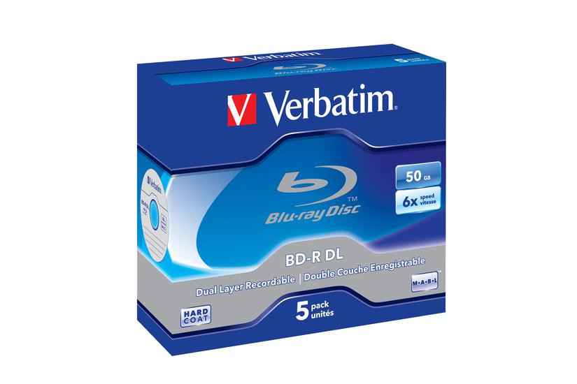 Verbatim - 5stk 50GB BD-R DL 6x IT og elektronik > Hardware > Lagring og backup > Lagringsmedier > Blu-Ray Medier