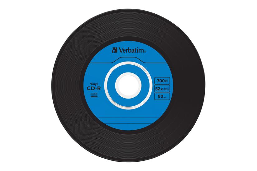 Verbatim Data Vinyl - CD-R x 10 - 700 MB - lagringsmedie IT og elektronik > Hardware > Lagring og backup > Lagringsmedier > CD Medier