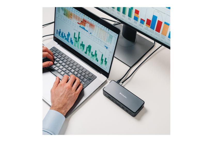 Verbatim Pro - dockingstation - USB-C - 2 x HDMI
