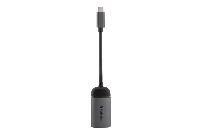 Verbatim - netværk / USB-adapter - USB-C - Gigabit Ethernet x 1 PC