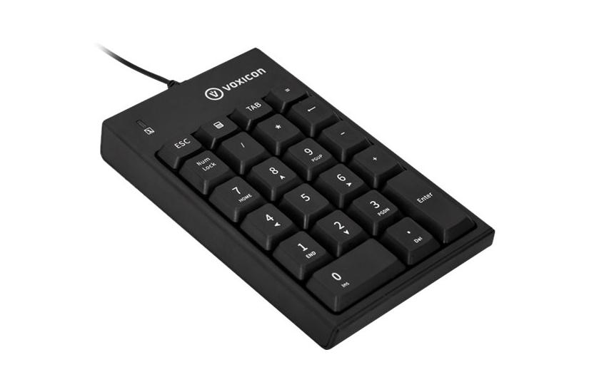 Voxicon 611W - tastatur - sort Indgangsudstyr IT og elektronik > Hardware > Tastatur og mus > Tastaturer > Numerisk tastatur