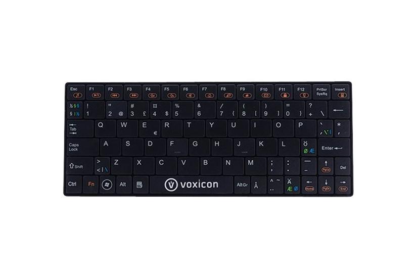 Voxicon Ultra-Slim - tastatur - Nordisk - sort Indgangsudstyr IT og elektronik > Hardware > Tastatur og mus > Tastaturer