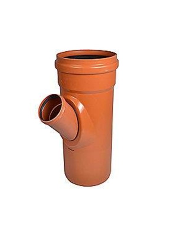 Wavin PVC grenrør 45° 250/160mm Afloeb