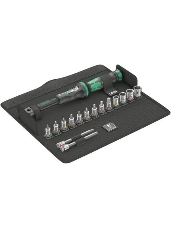 Wera Bicycle Set Torque 1 Torque Wrench Set - 16 piece Haandvaerktoej