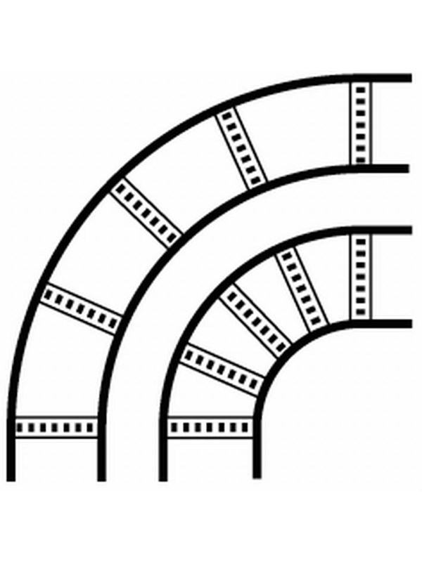 Wibe Bøjning udvendig  90  grader 15- 600 Foeringsveje kanalskinner