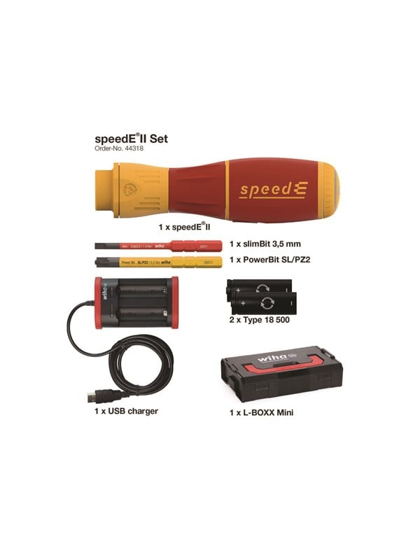 Wiha e-skruetrækker speede ® ii vde 1000v Haandvaerktoej